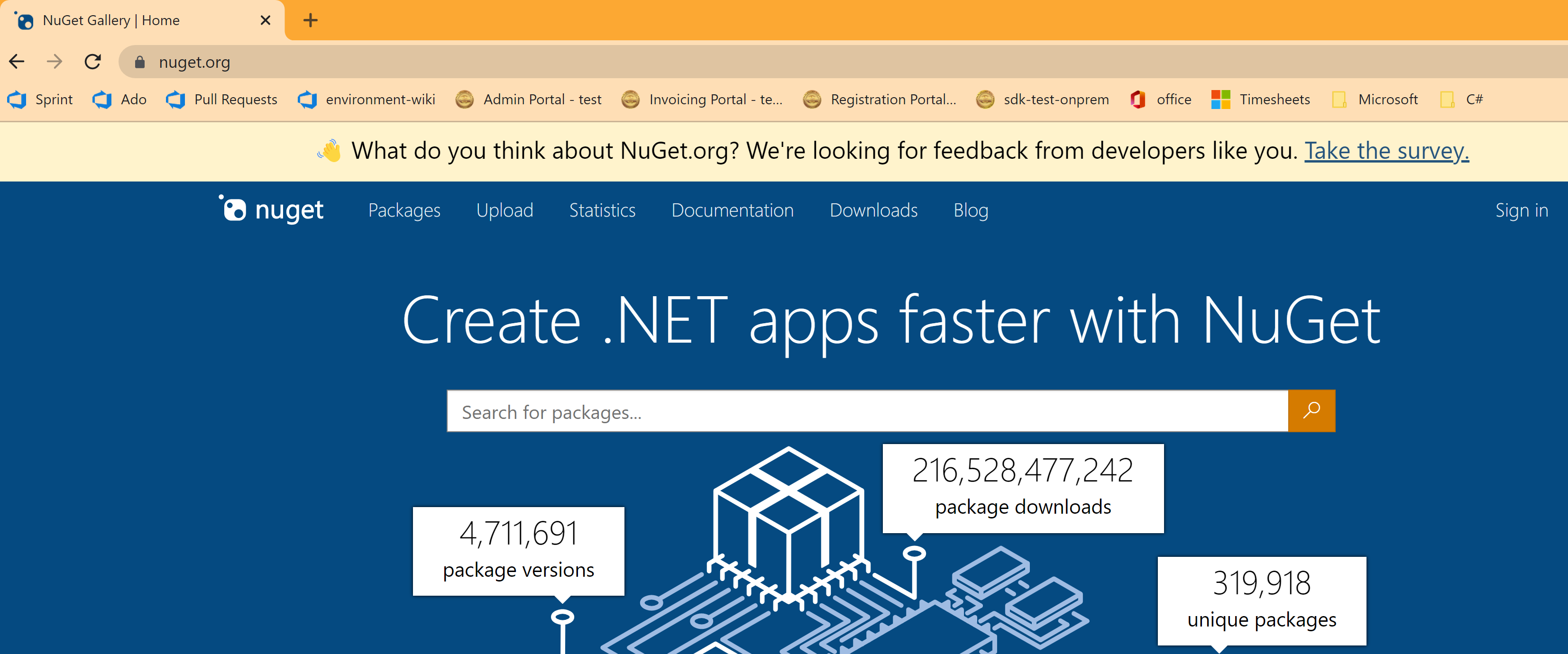 Find toolkit package in Nuget org