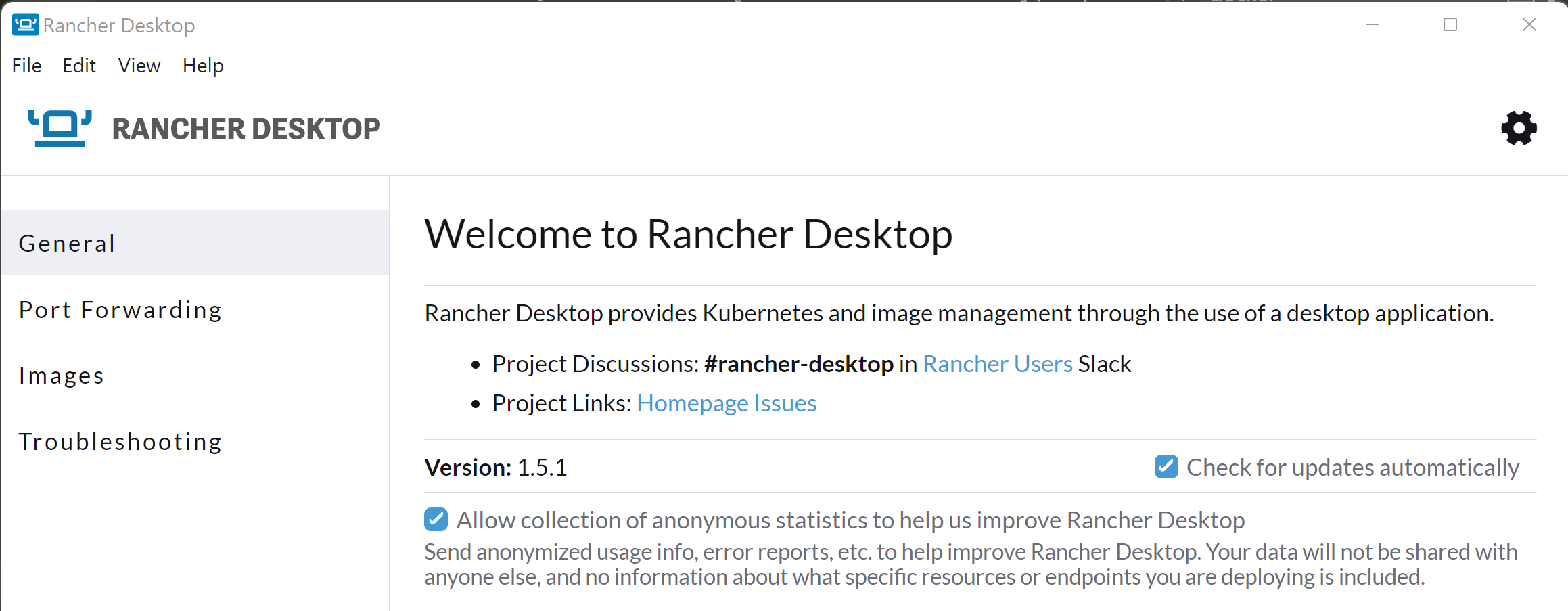 Rancher desktop complete